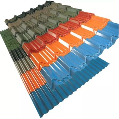 ASTM CGCC Galvanized Steel Sheet 600mm Colour Coated Roofing Corrugated Plate