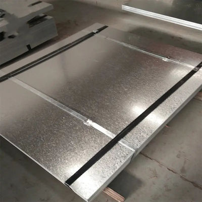 Hot Rolled A36 Steel Galvanized Sheet Z120g 1.2mm 1260mm Width Regular Spangle