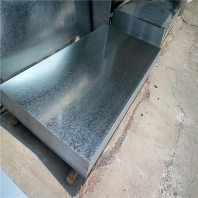 Hot Rolled A36 Steel Galvanized Sheet Z120g 1.2mm 1260mm Width Regular Spangle