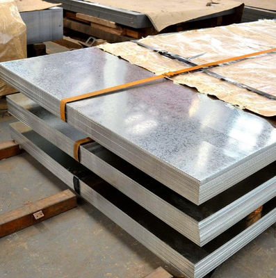 Hot Rolled Aisi G500 Galvanized Steel Sheet Zinc Coating Z30g Mini Spangle