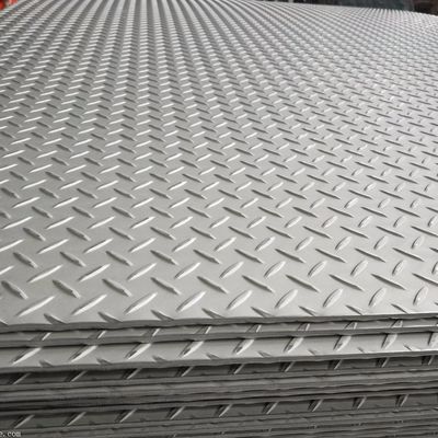 Mild Galvanized Stainless Steel Checkered Steel Plate Bar Grating 2 Mm-8 Mm