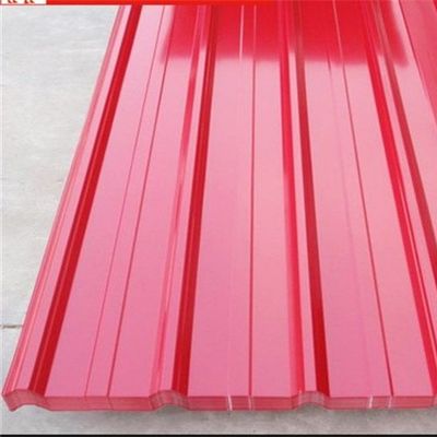 Corrugated Gi Galvanized Steel Sheet PPGI PPGL Colour Coated Roof Plate