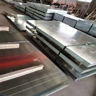 AISI Q345B Hot Rolled Gi Galvanized Steel Sheet With Regular Spangle 12 Gauge