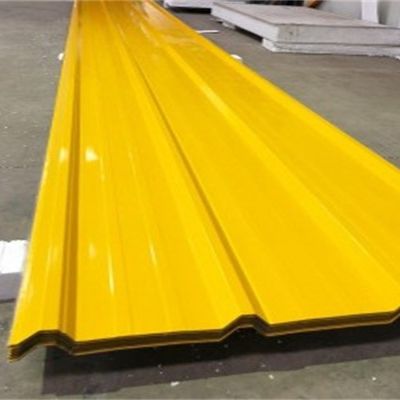 Corrugated Gi Galvanized Steel Sheet PPGI PPGL Colour Coated Roof Plate